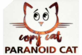 Copy Cat Paranoid Cat Aroma Vanillecreme garniert mit Birne und Pfirsich