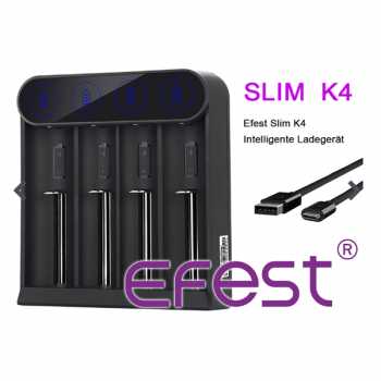 Efest Slim K4 Ladegerät