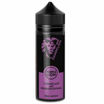 DAMPFLION Purple Lion Aroma 10ml / 120ml  (Käsekuchen mit Erdbeeren)