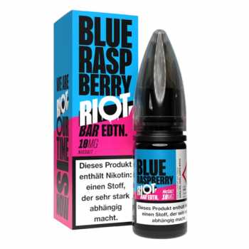 Blue Raspberry Riot Squad NicSalt Liquid 10ml (saftige blaue Himbeeren)
