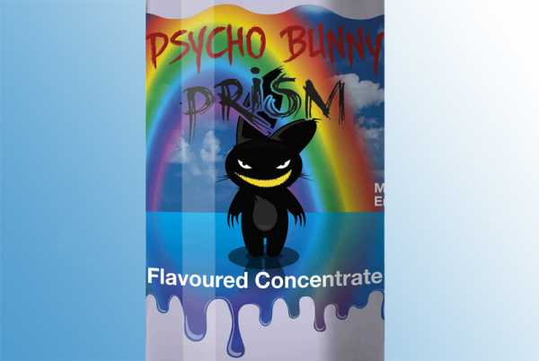Psycho Bunny Aroma - Prism Fruchtmix aus Apfel, Orange, Erdbeere, Zitrone und Johannisbeere abgerundet mit Sweetener
