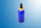 Preview: Glasflasche Blau mit Pipette 30ml