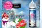 Preview: Snowman‘s Kiss - Pink Spot Liquid 60ml Menthol trifft Pfefferminze