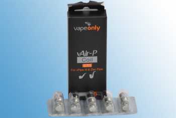 5 x VapeOnly vAir-P Coil for vPipe 3/Zen Pipe (1 Packung)