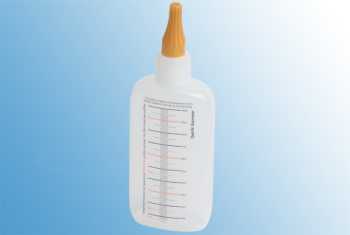 100ml Messflasche OVAL für 1,5 - 18mg