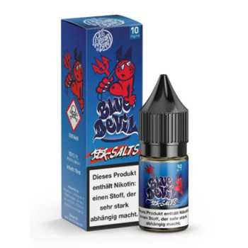 Blue Devil 187 Salts Nikotinsalz Liquid 10ml – Blaue Himbeere & Brombeere mit kühler Note