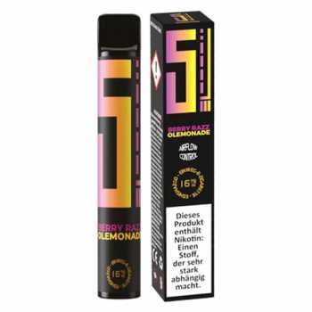 Berry Razz Olemonade 5EL 0mg / 16mg Einweg E-Shisha (erfrischende Beeren Limonade)