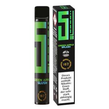 Green Apple Splash 5EL 0mg / 16mg Einweg E-Shisha (süß säuerlicher grüner Apfel)