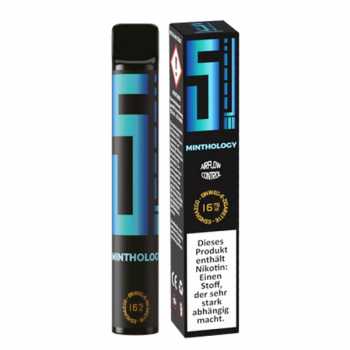 Minthology 5EL 0mg / 16mg Einweg E-Shisha erfrischender Menthol und Minz Geschmack