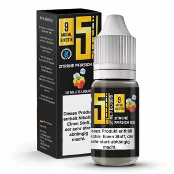 5EL Zitrone Pfirsich Ice Liquid 10ml Geschmack von Zitronen, Pfirsichen und Kühle