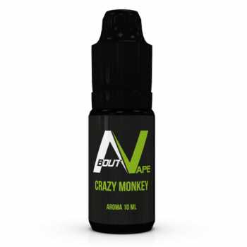 About Vape Crazy Monkey Aroma 10ml (Apfel, Banane und Vanille)