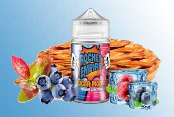 Sugar Moon Rocket Empire 15ml Shortfill Aroma Früchtekuchen mit Blaubeeren, Himbeeren, Erdbeeren und Frische Kick