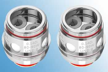 2 x Uwell Valyrian 2 UN2-2 Dual Mesh Ersatz Coils (1 Packung)