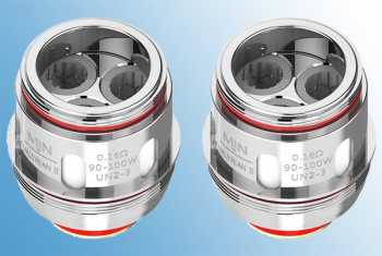 2 x Uwell Valyrian 2 UN2 Triple Mesh Ersatz Coils 0,16 Ohm (1 Packung)