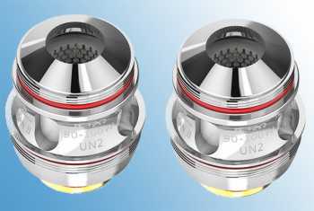 2 x Uwell Valyrian 2 UN2 Single Mesh 0,32 Ohm Ersatz Coils (1 Packung)