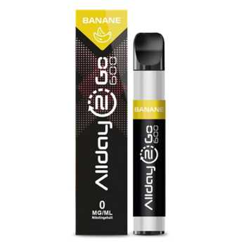 Banane Allday 2 Go 600 0mg / 20mg Einweg E-Shisha