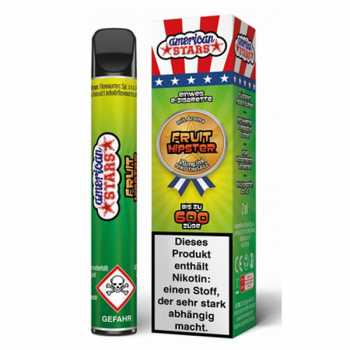 Golden Pipe 20mg American Stars Einweg E-Zigarette (leckeres Tabakaroma)