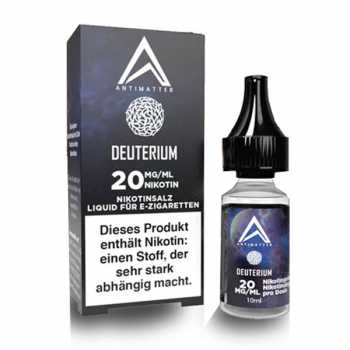 Deuterium Antimatter Nikotinsalz Liquid 20mg 10ml leckerer Apfelstrudel mit leichter Zimtnote