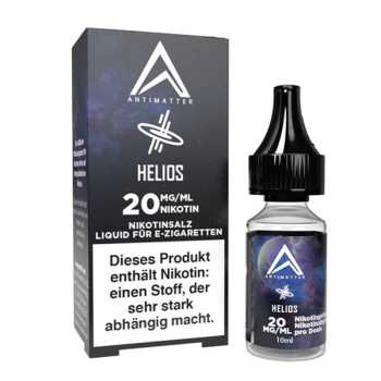 Helios Antimatter Nikotinsalz Liquid 20mg 10ml (süßer Minzkaugummi)