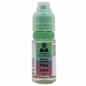 Pink Love Syndikat Deluxe Aroma 10ml (rote + dunkle Beeren, Zitrone und Apfel)