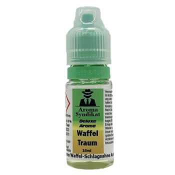 Waffeltraum Syndikat Deluxe Aroma 10ml frisch gebackene Waffeln mit Schlagsahne