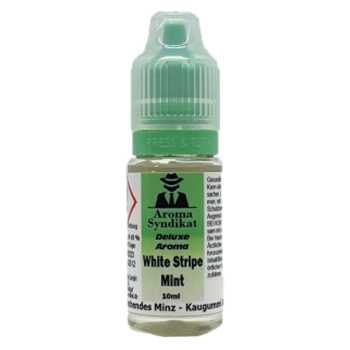 White Stripe Mint Syndikat Deluxe Aroma 10ml (erfrischender Minz-Kaugummi)