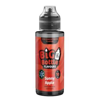 Sunny Apple Big Bottle Aroma Longfill 10ml / 120ml – Süßer roter Apfel mit erfrischender Cooling-Note