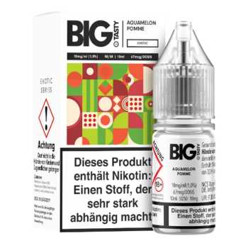 Aquamelon Pomegranate Big Tasty Nikotinsalz Liquid 10ml (Wassermelone und Granatapfel)