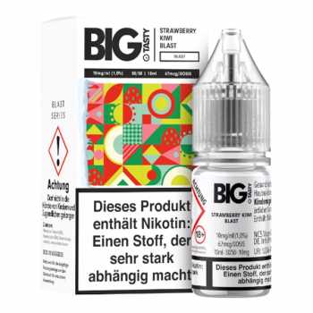 Strawberry Kiwi Blast Big Tasty Nikotinsalz Liquid 10ml (Erdbeere und Kiwi mit Frische)