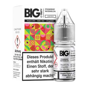 Strawberry Watermelon Big Tasty Nikotinsalz Liquid 10ml (Erdbeere und Wassermelone)