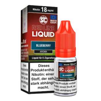 Blueberry Red Line SC Liquid 10ml (Blaubeere mit leichter Frische)