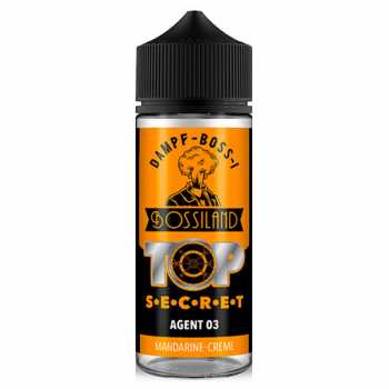 Agent 03 Top Secret Bossiland Aroma 20ml / 120ml erfrischend süße Mandarinen Creme