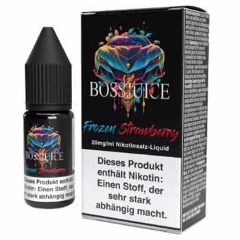 Frozen Strawberry Boss Juice Nikotinsalz Liquid 10ml 20mg (eisgekühlter Erdbeer Geschmack)