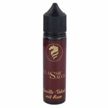 Vanille Tabak mit Rum ClassicSauce Aroma 10 / 60ml (Tabak verfeinert mit Vanille + Rum)