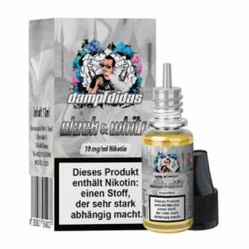 Black & White Dampfdidas Nikotinsalz Liquid 10ml (Cookies und weiße Schokolade)