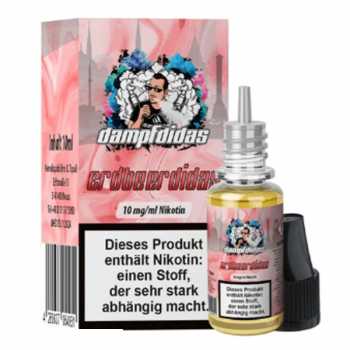 Erdbeerdidas Dampfdidas Nikotinsalz Liquid 10ml (Erdbeermilchshake)