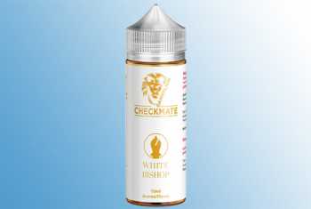 White Bishop Dampflion Checkmate 10ml Aroma (weißer Pfirsich mit Granatapfel und grünem Tee)