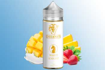 White Knight Dampflion Checkmate 10ml Aroma (Mango-Joghurt mit Erdbeerstückchen)