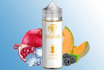 White Queen Dampflion Checkmate 10ml Aroma (Melone, Granatapfel und Brombeeren)