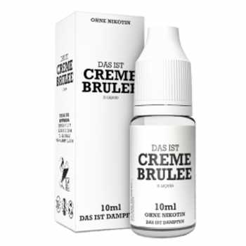 Creme Brulee Das ist Dampfen Liquid 10ml (Vanillepudding mit Karamel Kruste)