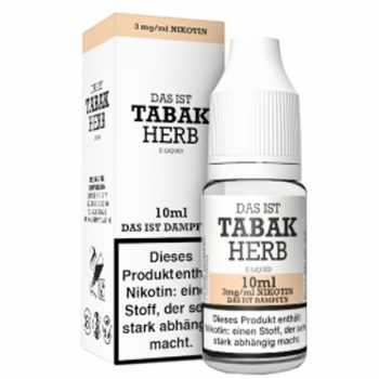 Tabak Herb Das ist Dampfen Liquid 10ml kräftiger Tabak Geschmack