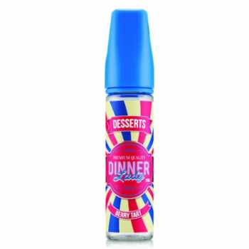Berry Tart Dinner Lady Aroma 20ml / 60ml Crumble Kuchen mit Cremefüllung, garniert mit Himbeeren und Blaubeeren