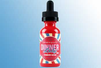 Strawberry Custard Dinner Lady Liquid 60ml Erdbeere, cremiger Vanillepudding und Butterkaramell