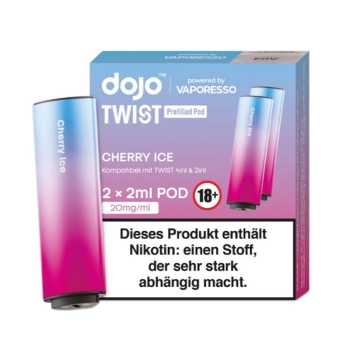 Cherry Ice 20mg Vaporesso Dojo Twist Pod 2 Stück (Kirsche mit kühler Note)