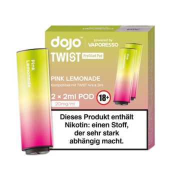 Pink Lemonade 20mg Vaporesso Dojo Twist Pod 2 Stück (Grapefruit Limonade)