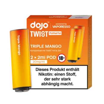 Triple Mango 20mg Vaporesso Dojo Twist Pod 2 Stück (Mango Mix)