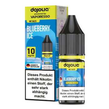 Blueberry Ice Dojoliq Nikotinsalz Liquid 10ml (Blaubeer mit leichter Frische)