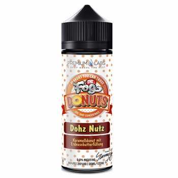 Dohz Nutz Dr. Fog Donuts Aroma 10ml / 60ml (Karamelldonut + Erdnussbutterfüllung)