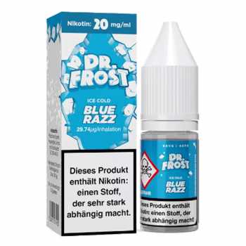 Blue Razz Dr. Frost Nikotinsalz Liquid 20mg / 10ml (blaue Himbeeren mit Kühle)