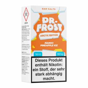 Mango Pineapple Ice Dr. Frost Arctic Nikotinsalz Liquid 10ml (Mango, Ananas und Kühle)